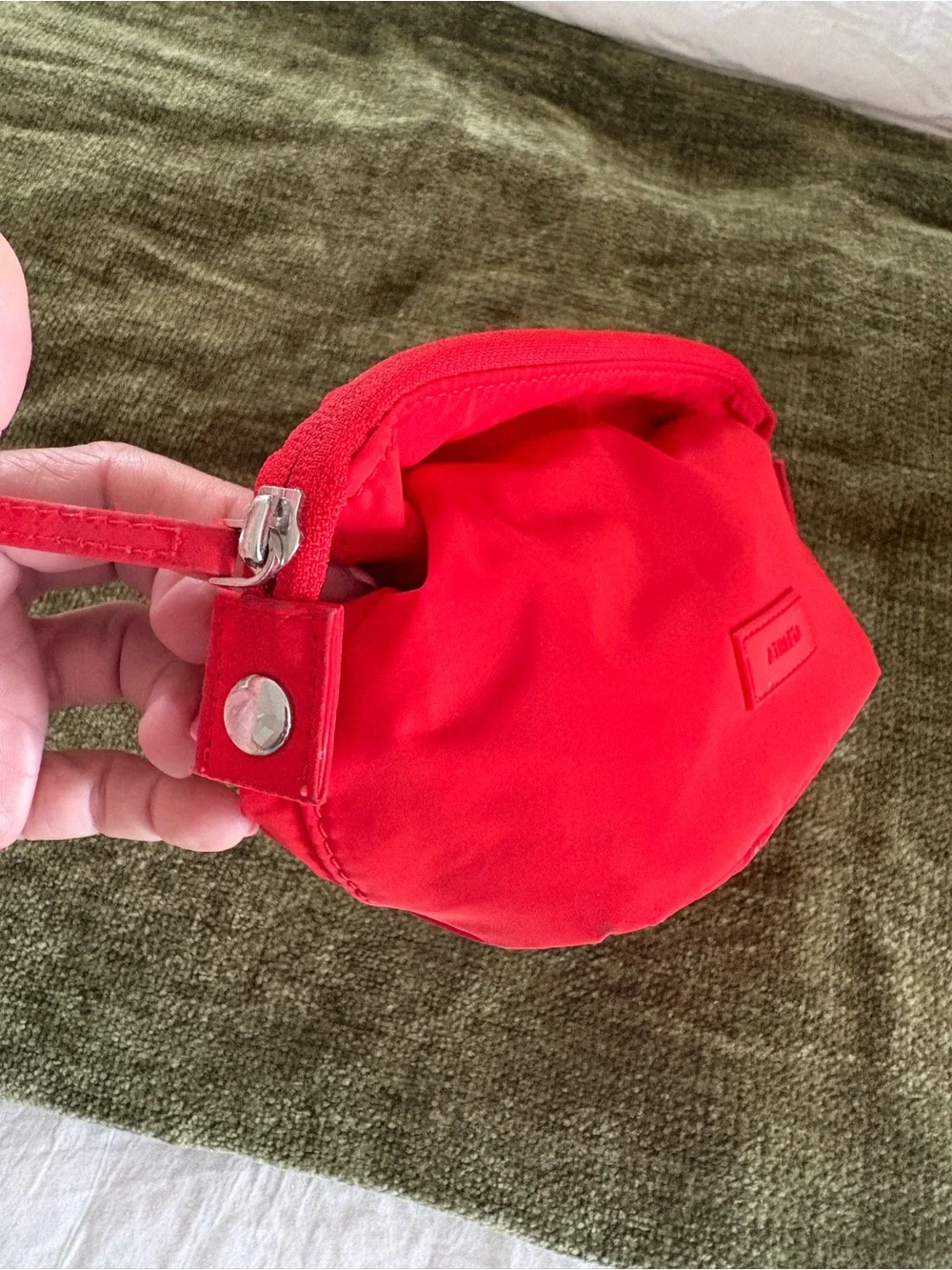 Compact Red Cosmetic Pouch by Athleta Brand